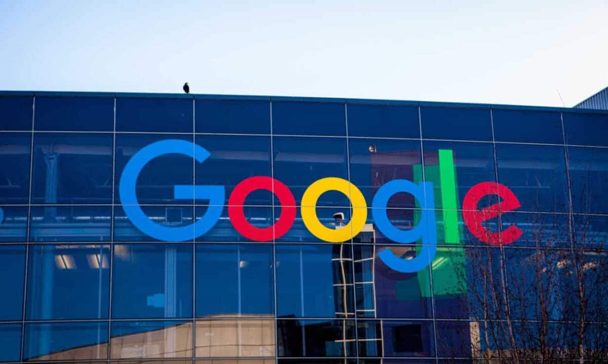 Fachada da sede do Google na Califórnia