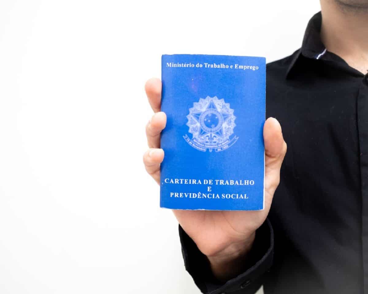 Imagem de uma Carteira de Trabalho
