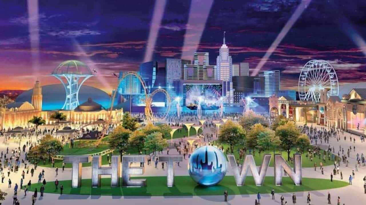 Palco do festival The Town