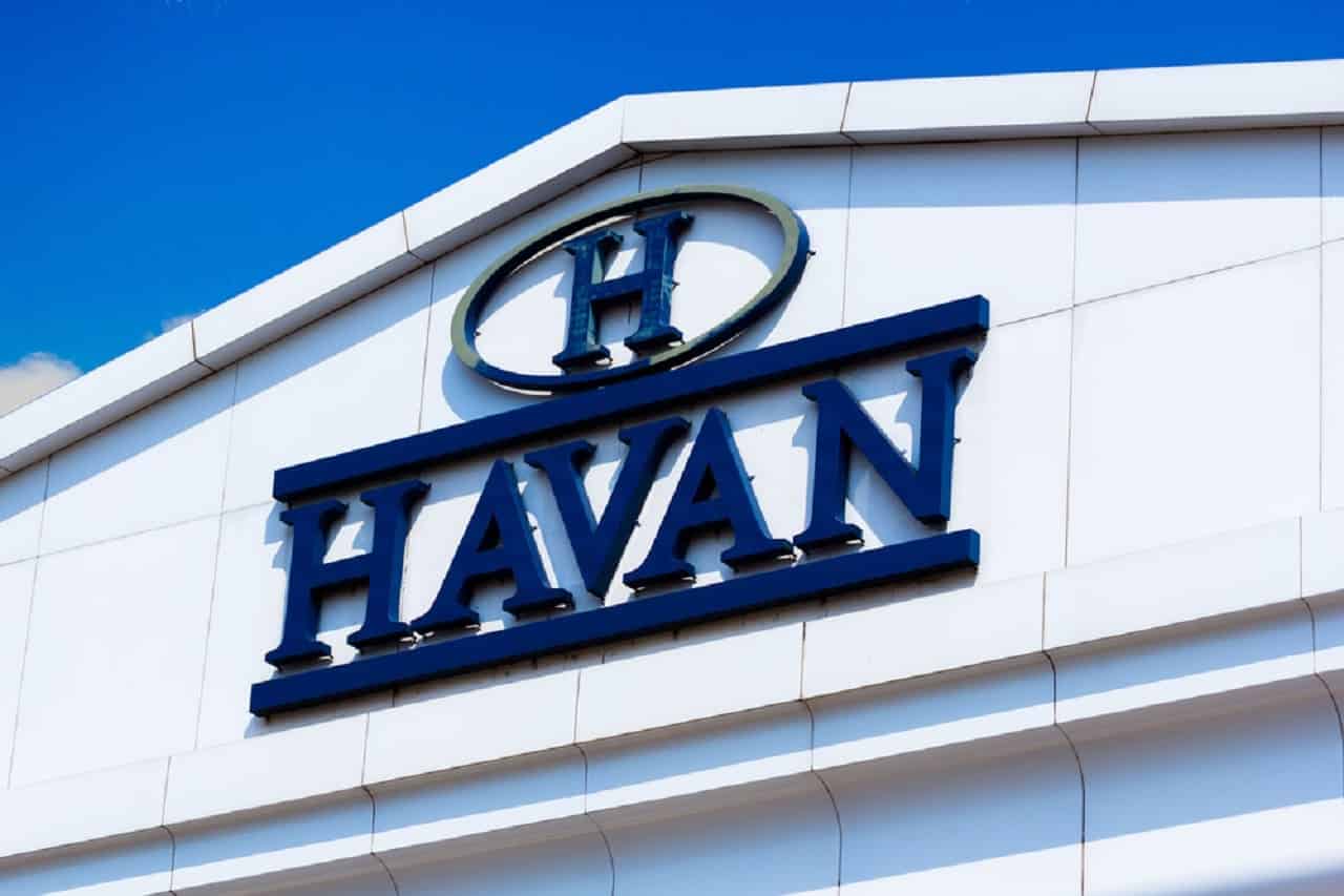 Imagem da fachada de uma Havan
