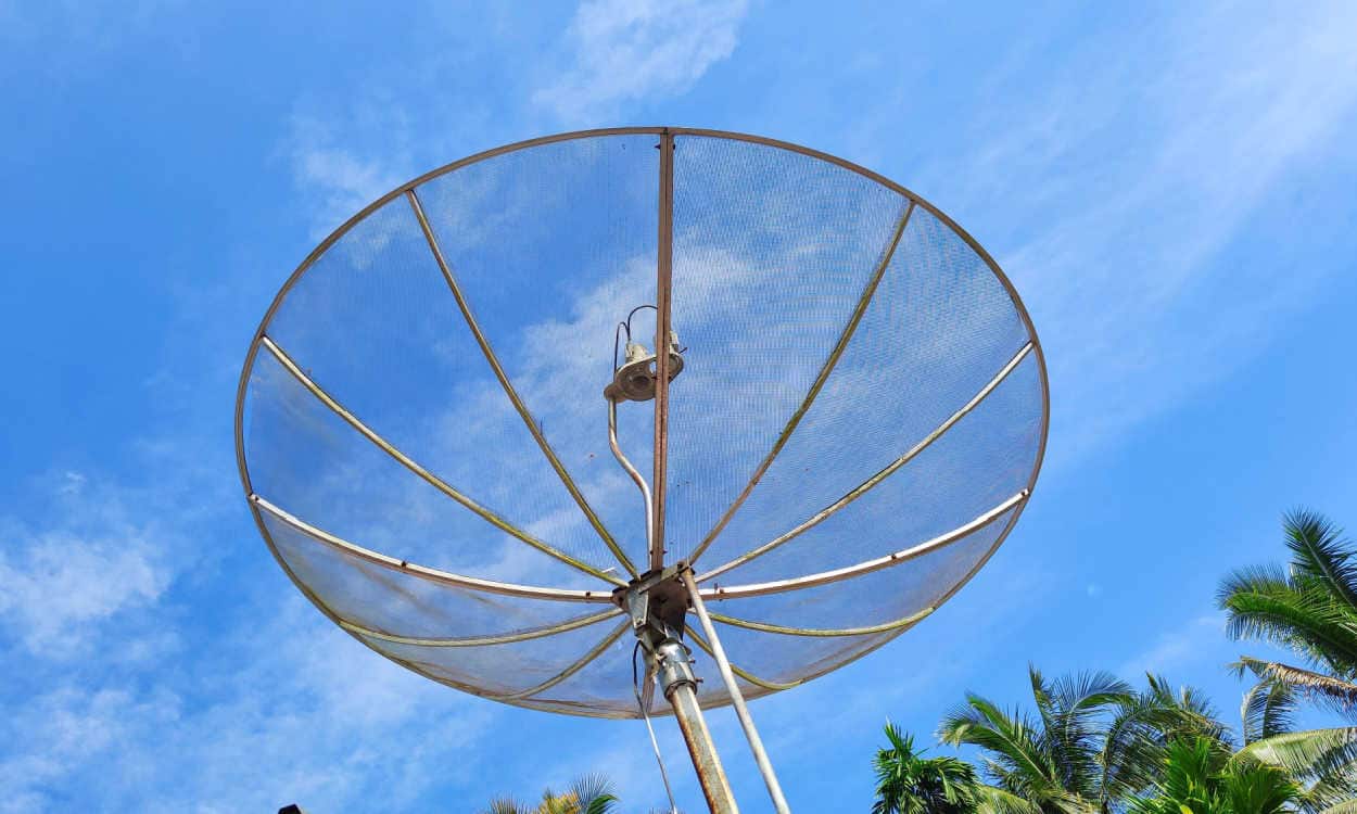 antena parabólica