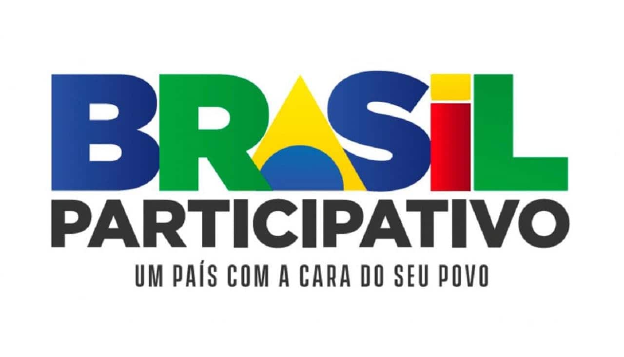 logo do Brasil Participativo, com a frase "um país com a cara do seu povo"