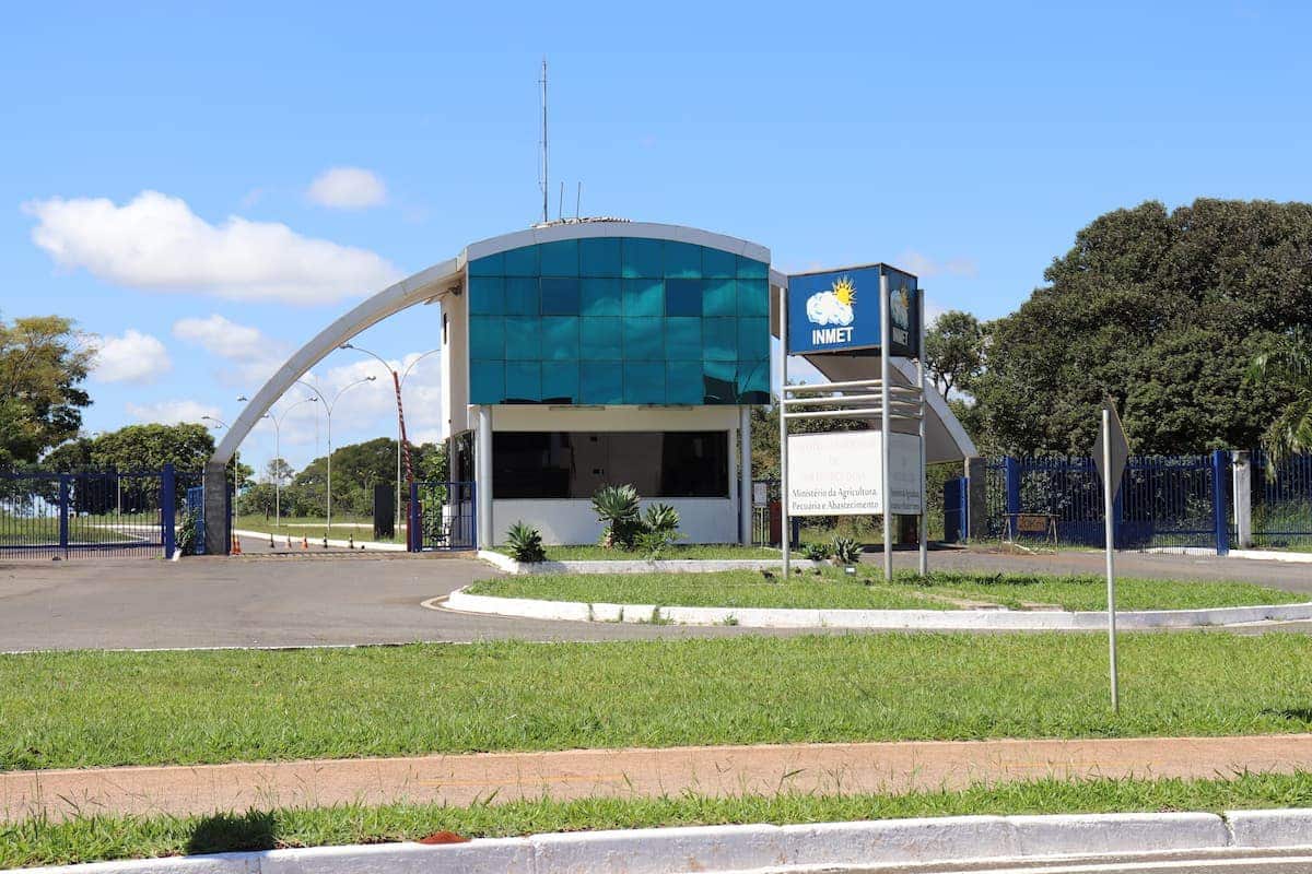 Fachada de unidade do Inmet