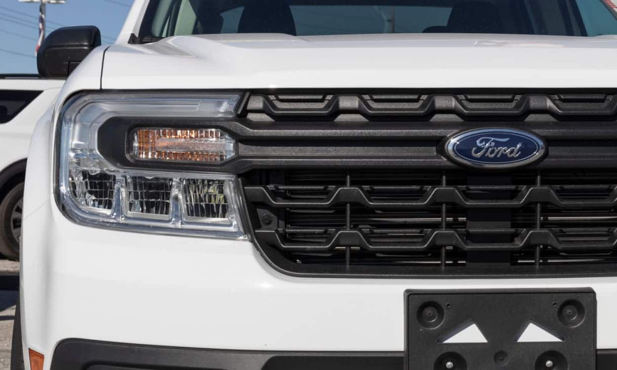 Frente da picape Ford Maverick