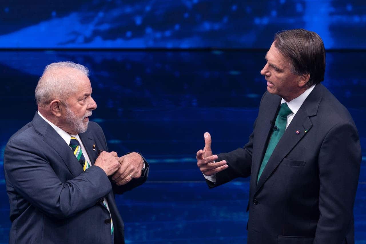 Lula e Bolsonaro em debate