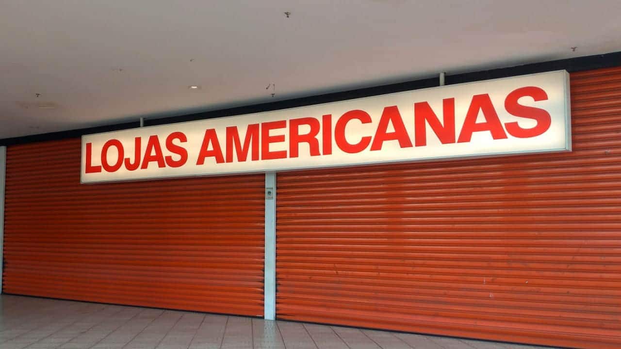 Loja Americanas fechada