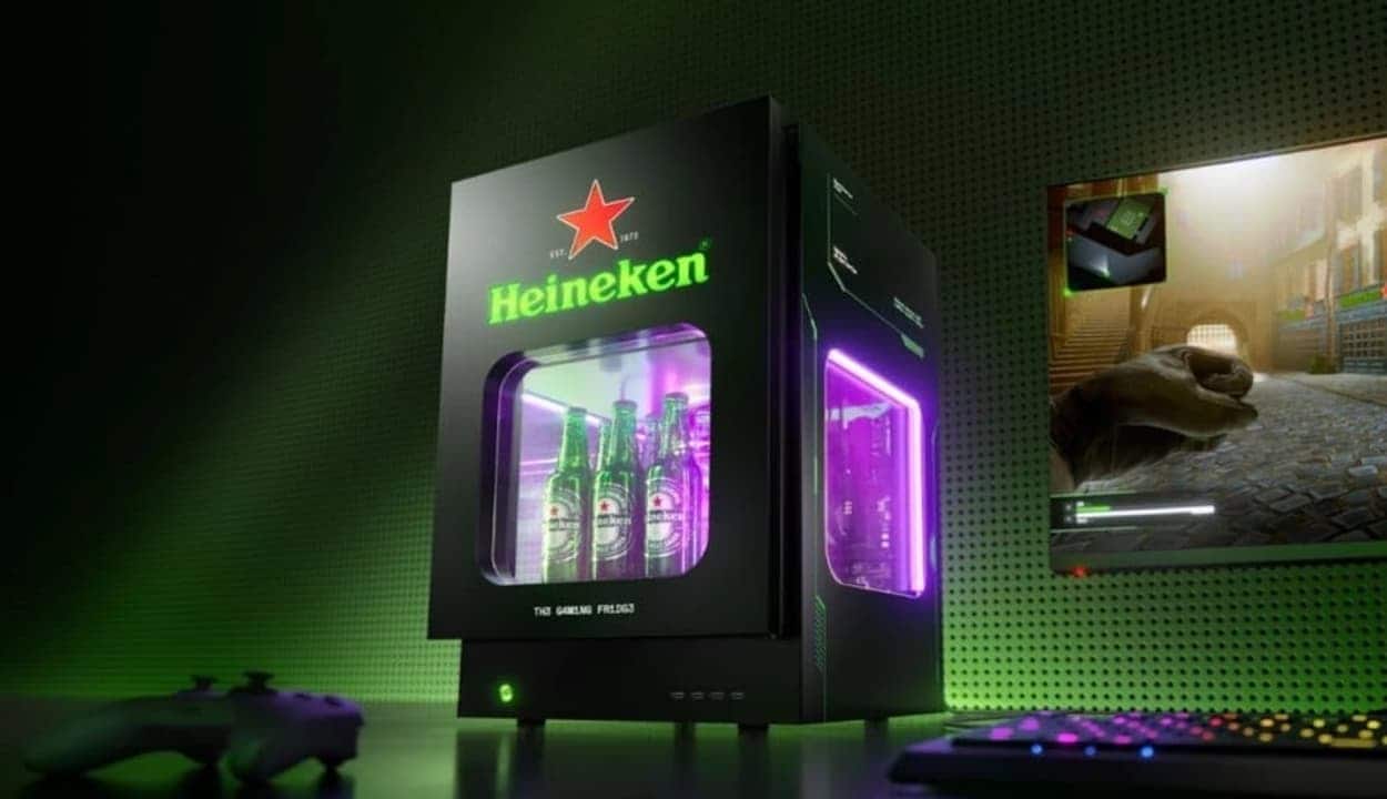 geladeira que heineken dará de graça