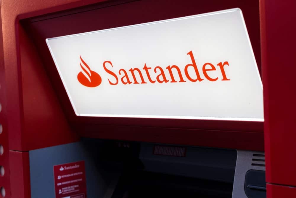 Logo do santander embanco 24 horas