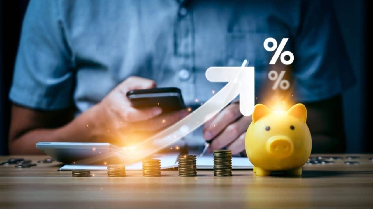 Seta positiva de gráfico demonstrando ganhos em investimentos na corretora de valores