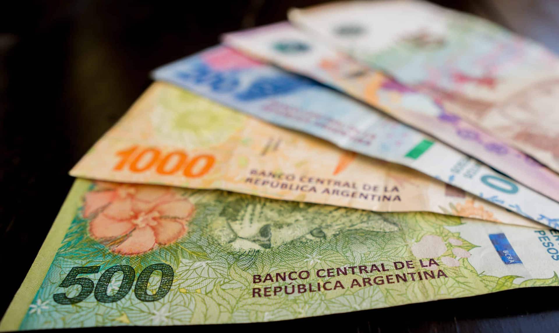 novas notas de dinheiro Argentina