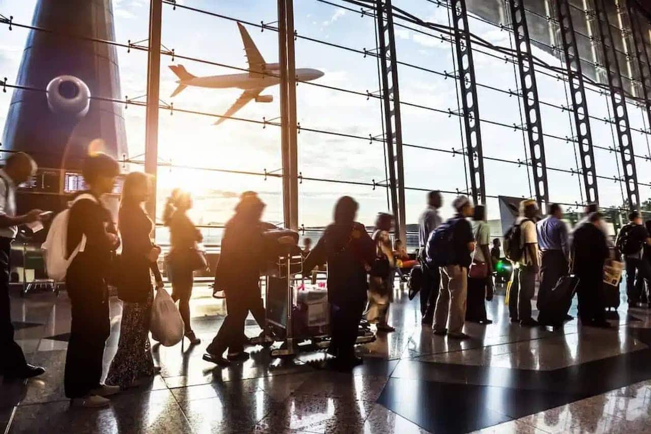 Trecho aéreo no Brasil