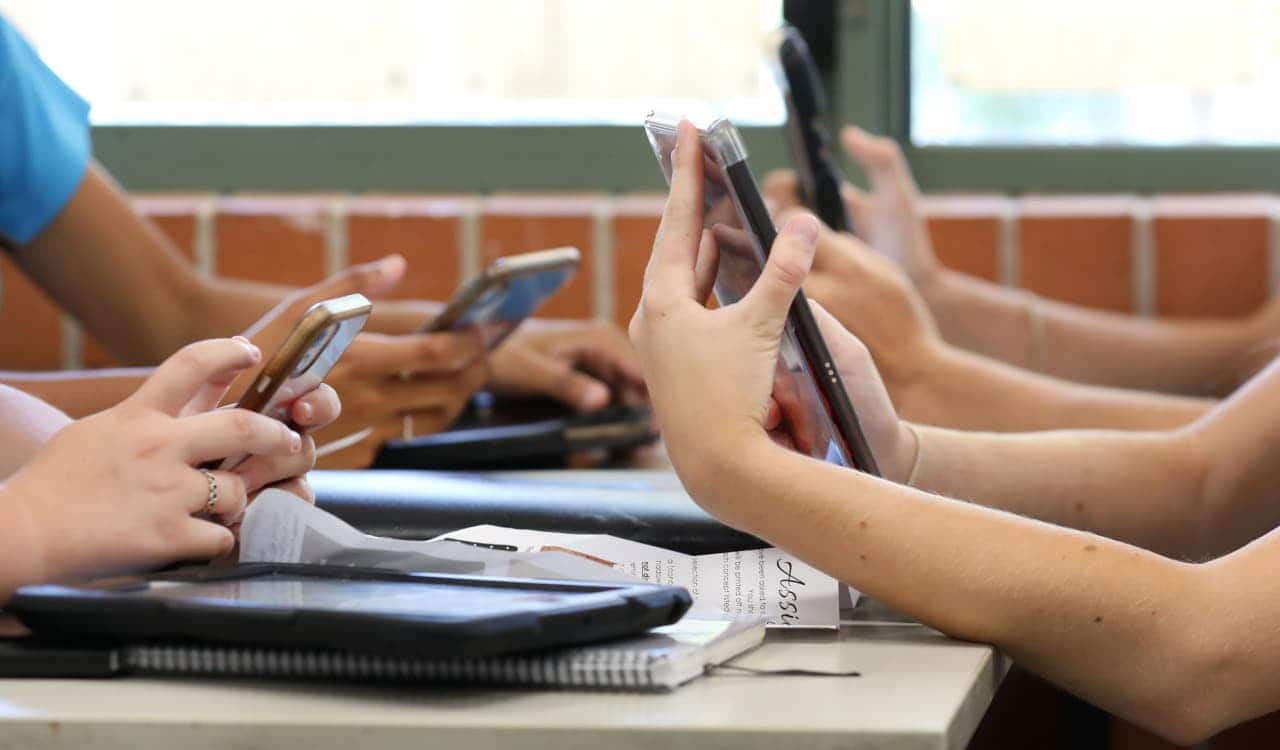 Uso de celulares nas escolas