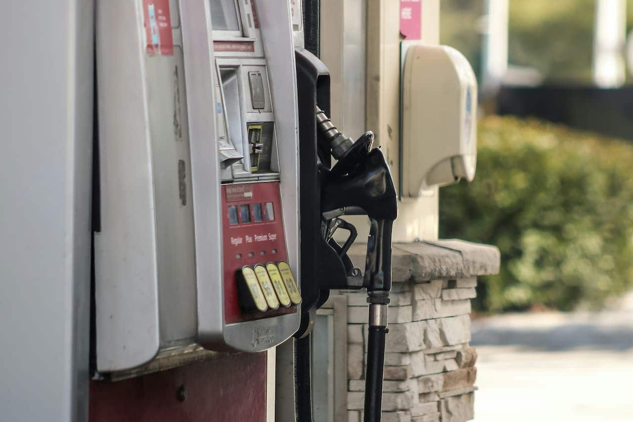 Posto de gasolina combustíveis