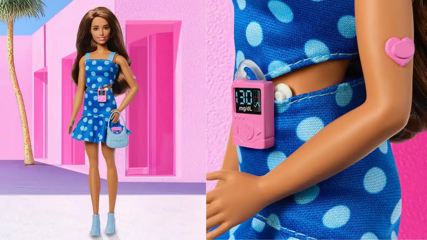 Barbie com diabetes tipo 1