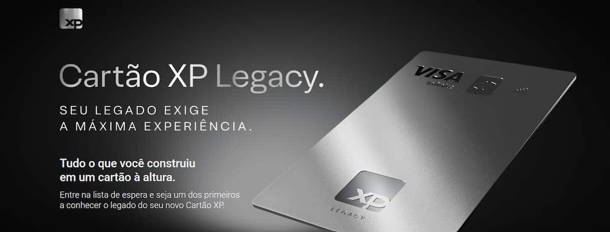 cartão XP Legacy