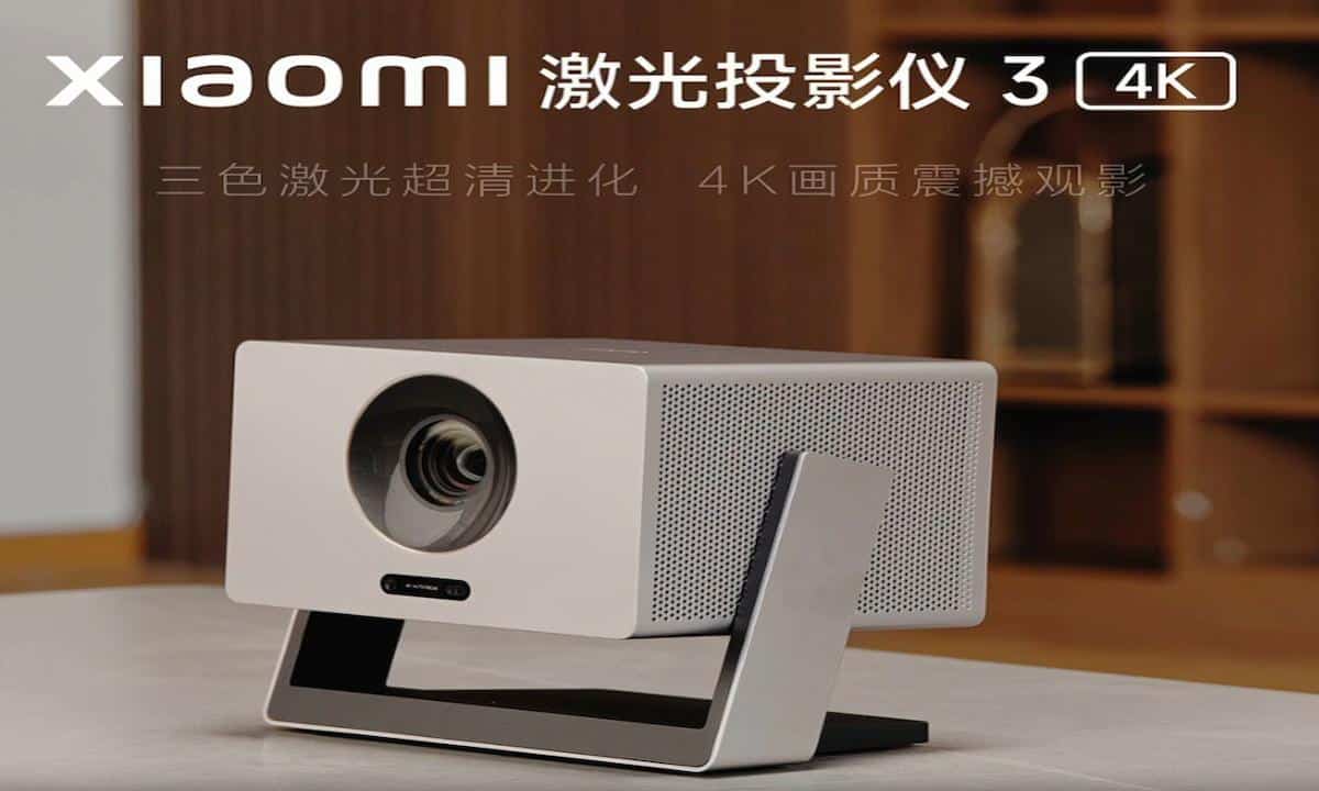 Projetor 4K da Xiaomi oferece 120Hz, som Dolby e mil lumens de brilho