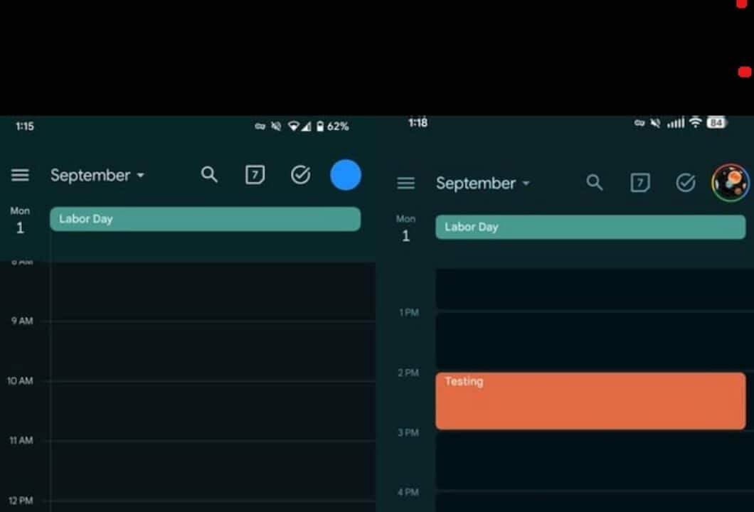 google agenda