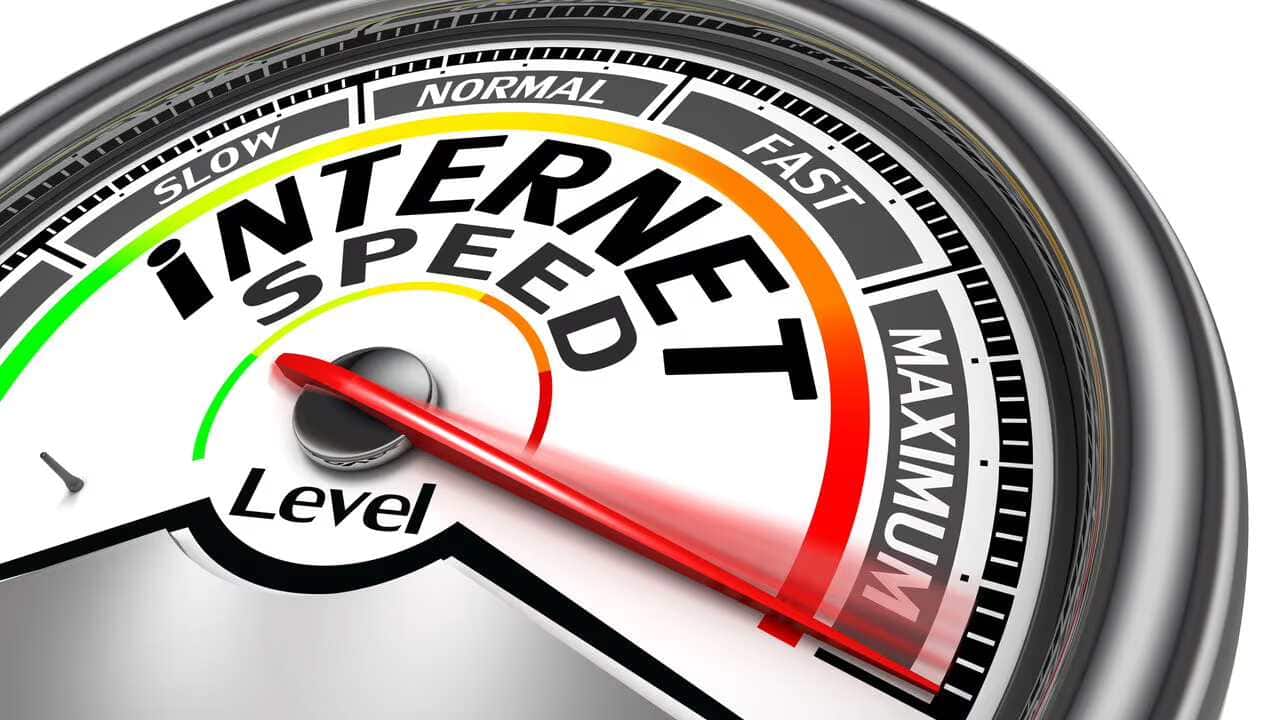 Velocidade de internet