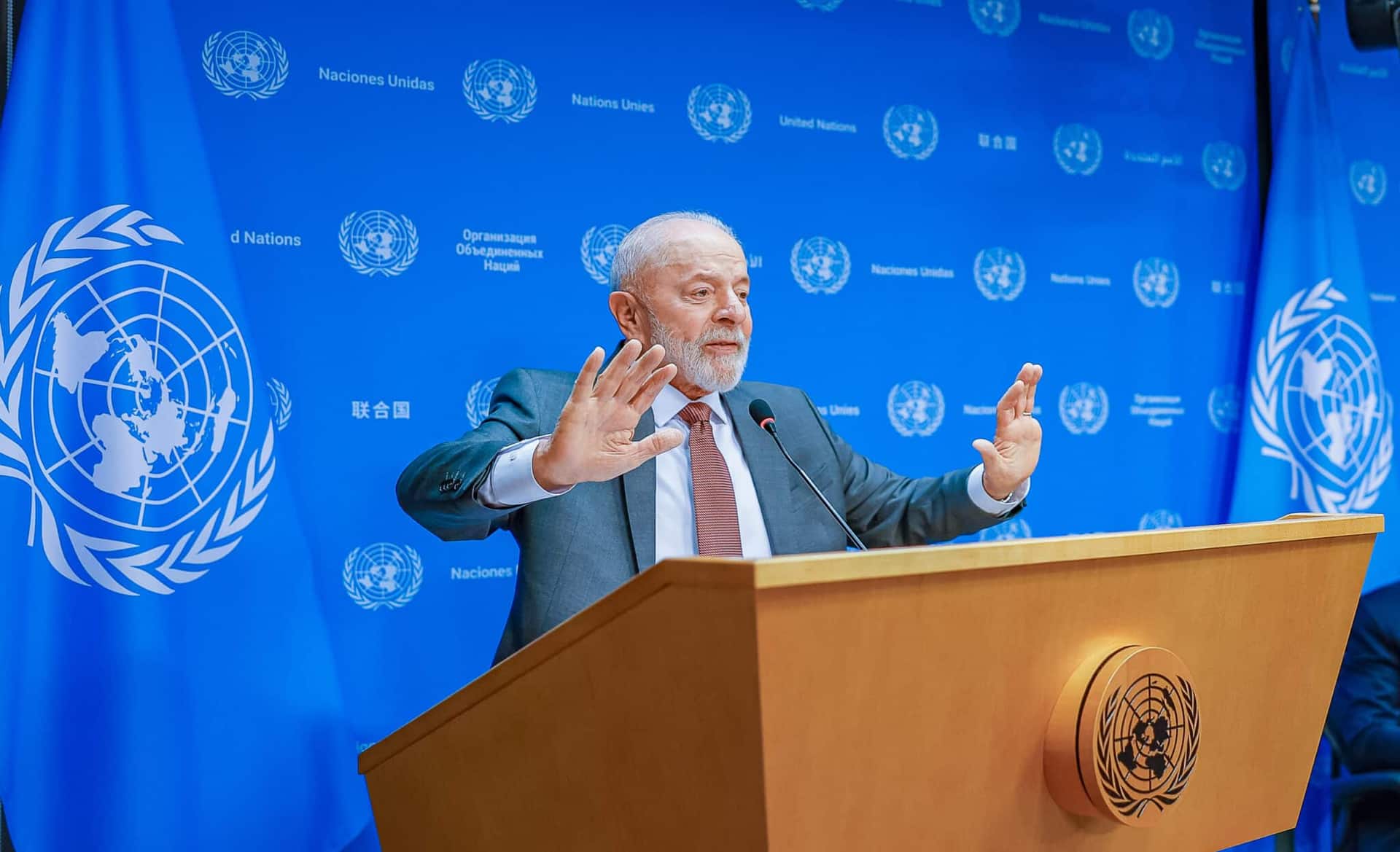 Em meio a tensão, Lula defende democracia e acusações contra sanções dos EUA na ONU