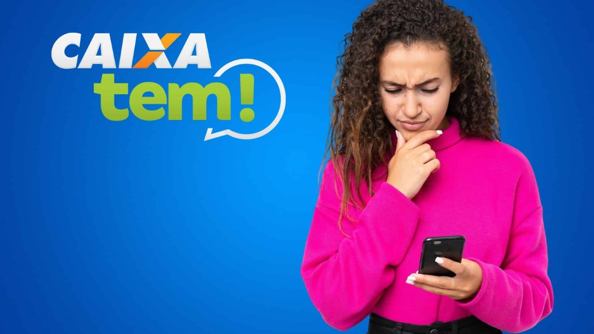 CAIXA TEM