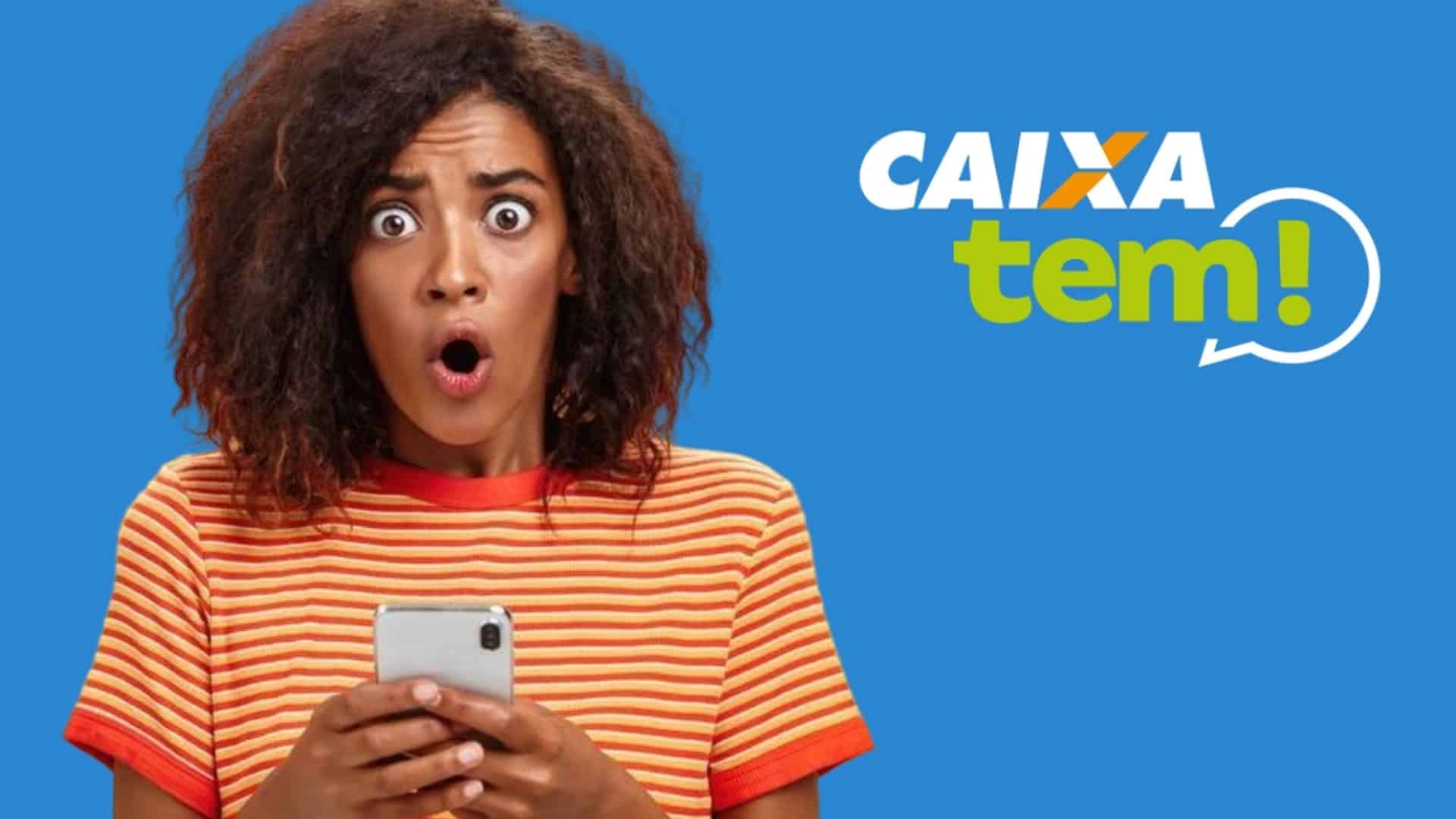 CAIXA TEM