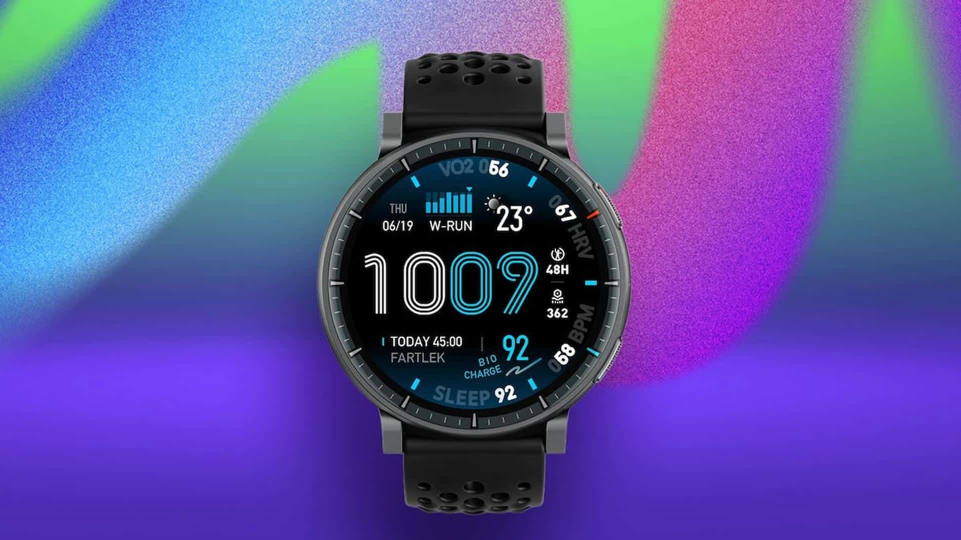 Amazfit Active Max chega ao mercado com foco em desempenho e visibilidade