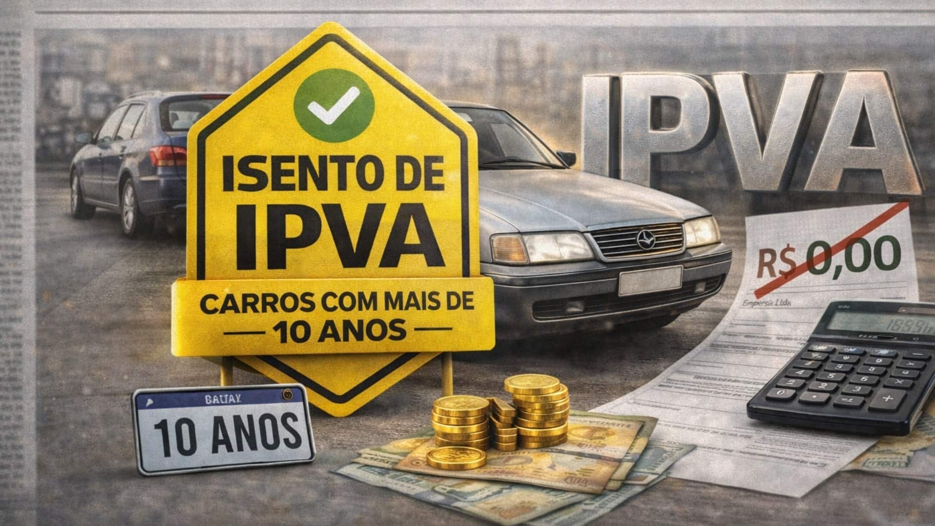 IPVA 10 anos isenção