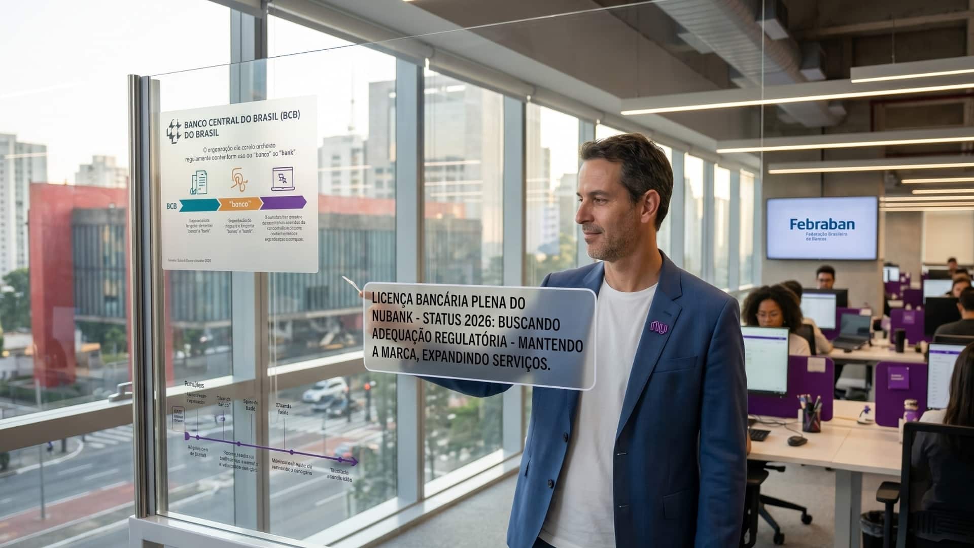 Nova regra do BC leva Nubank a buscar licença de banco