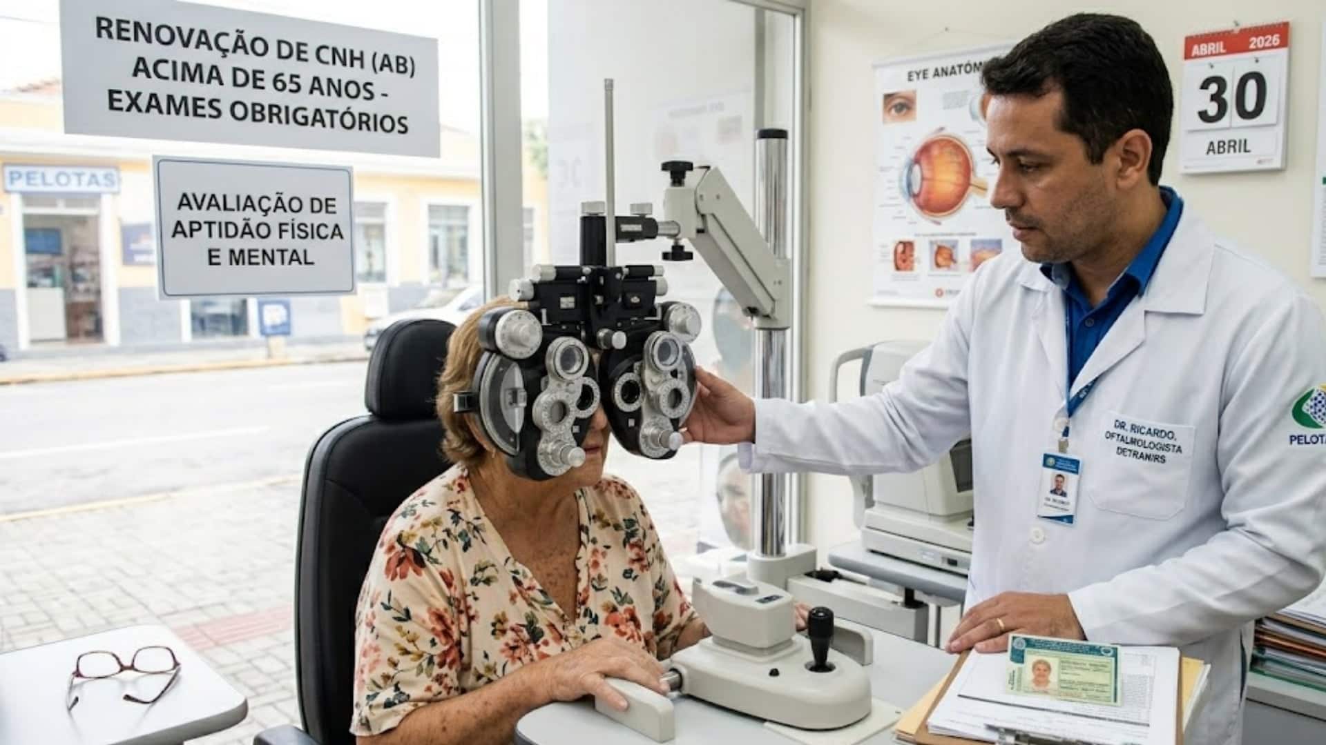CNH após 65 anos exige exames médicos para renovação