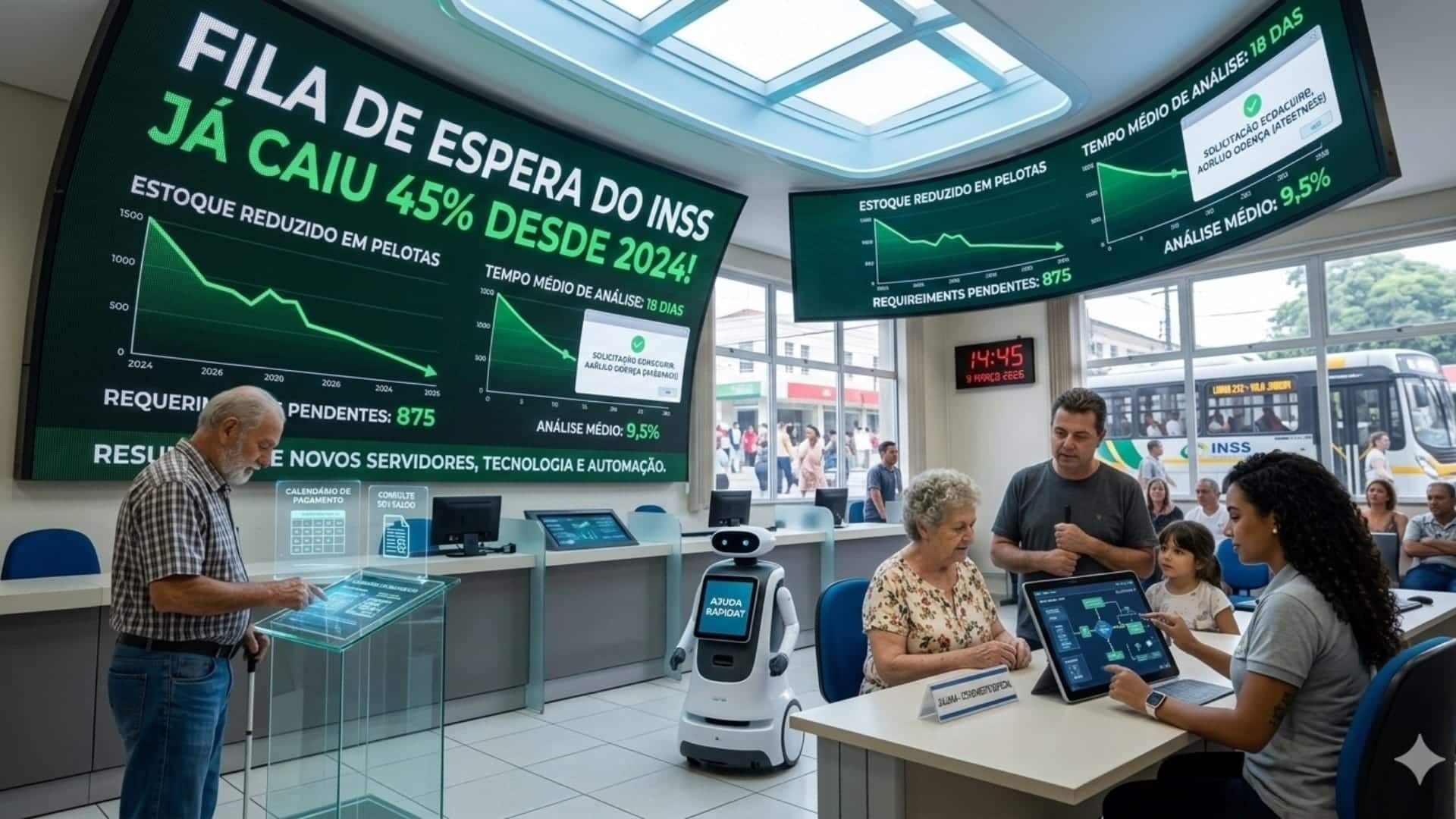 INSS libera verificação automática da prova de vida para reduzir filas