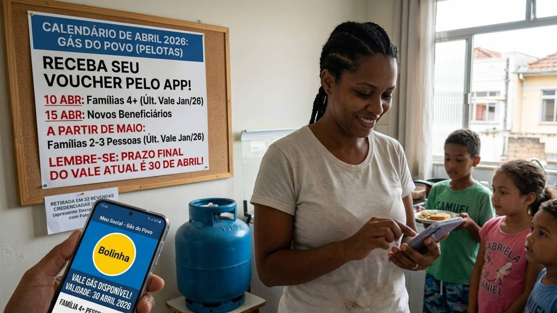 Gás do povo abril
