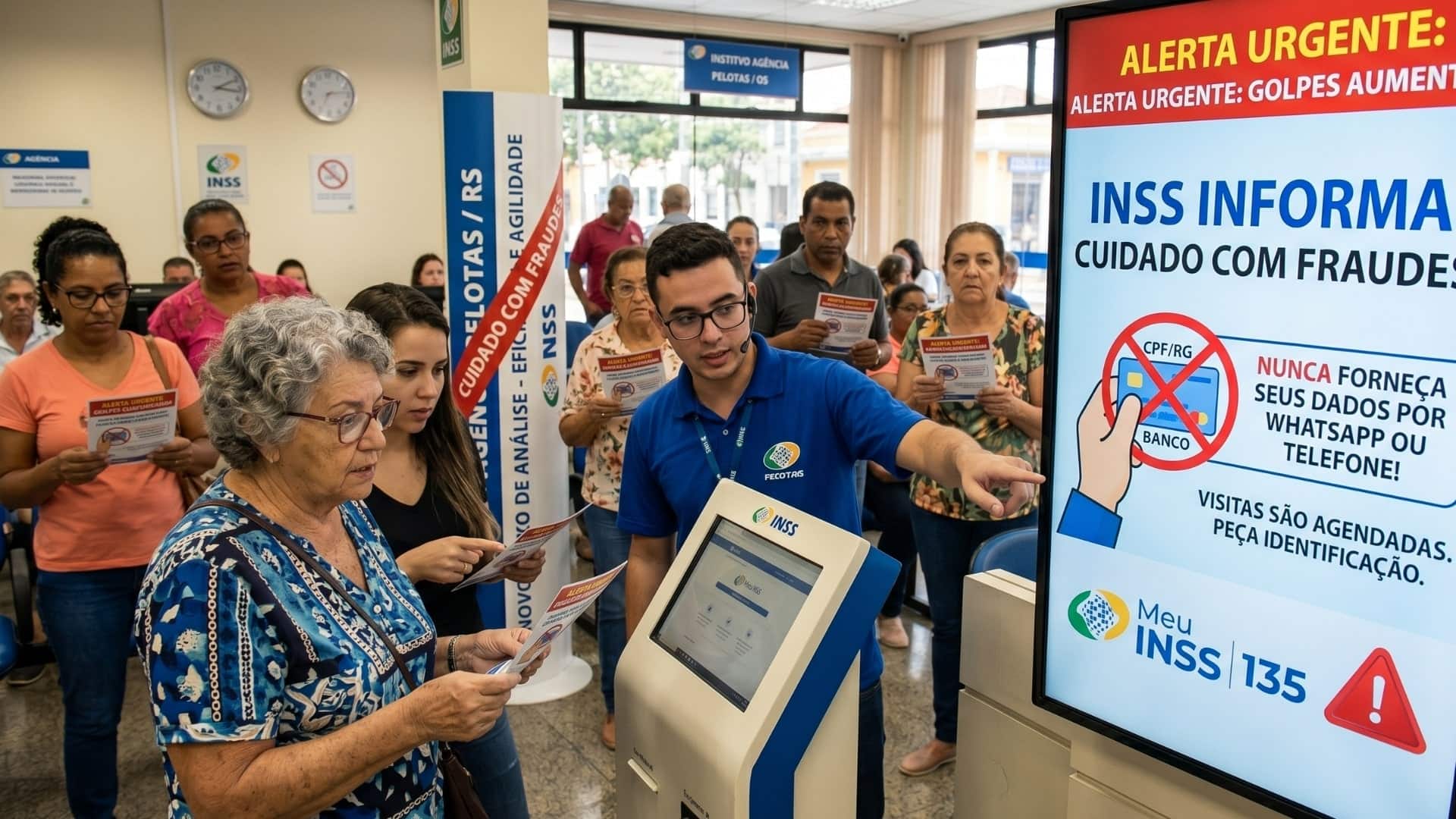 INSS reforça alerta após aumento de fraudes