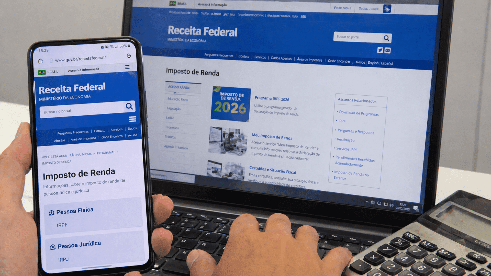 Receita Federal divulga número de declarações do IR 2026