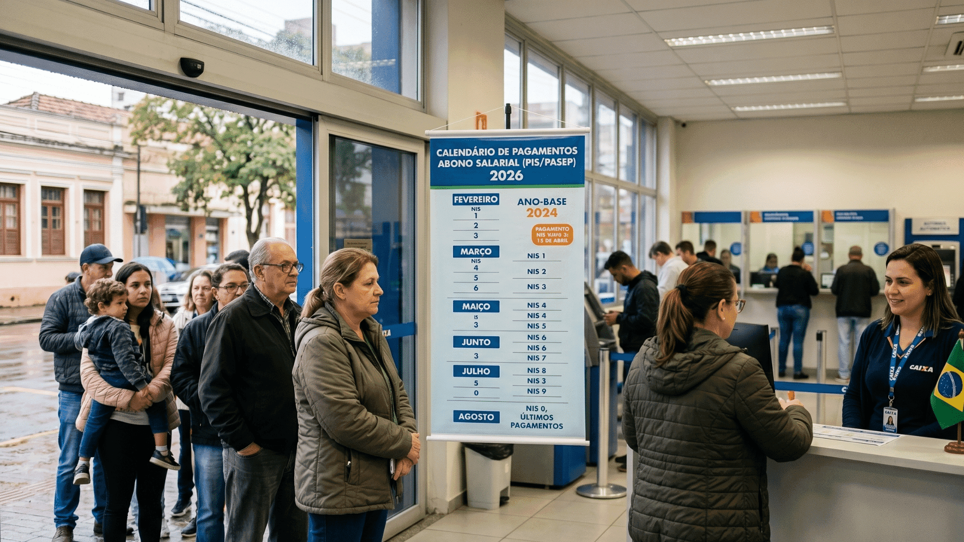 Abono salarial 2026 tem calendário definido até agosto