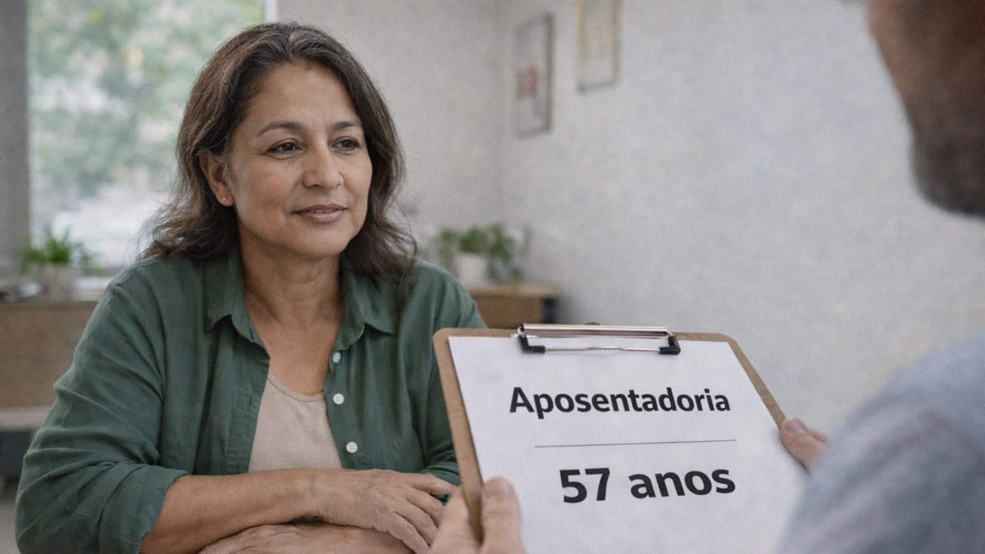 aposentadoria 57 anos