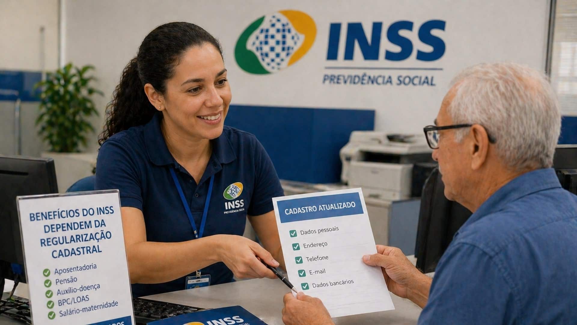 Benefícios do INSS dependem de regularização cadastral
