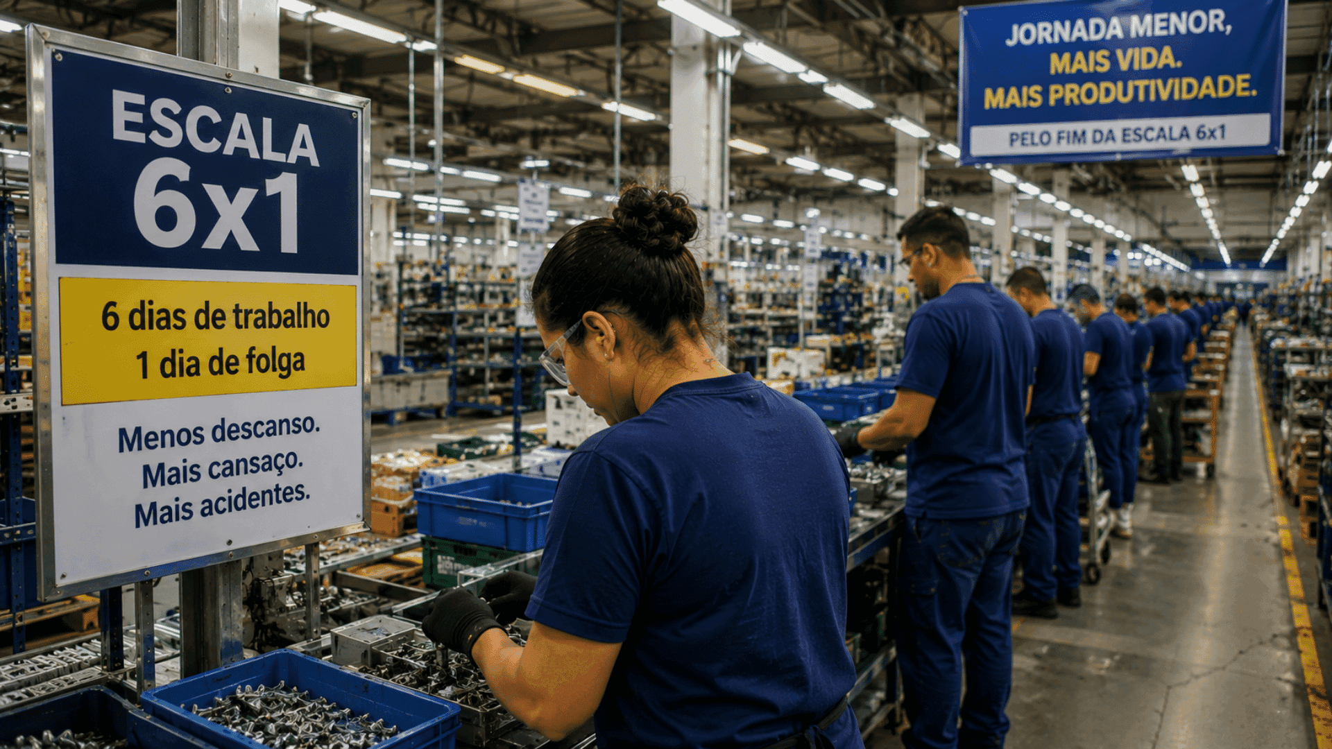 Debate sobre escala 6×1 cresce enquanto países reduzem jornadas