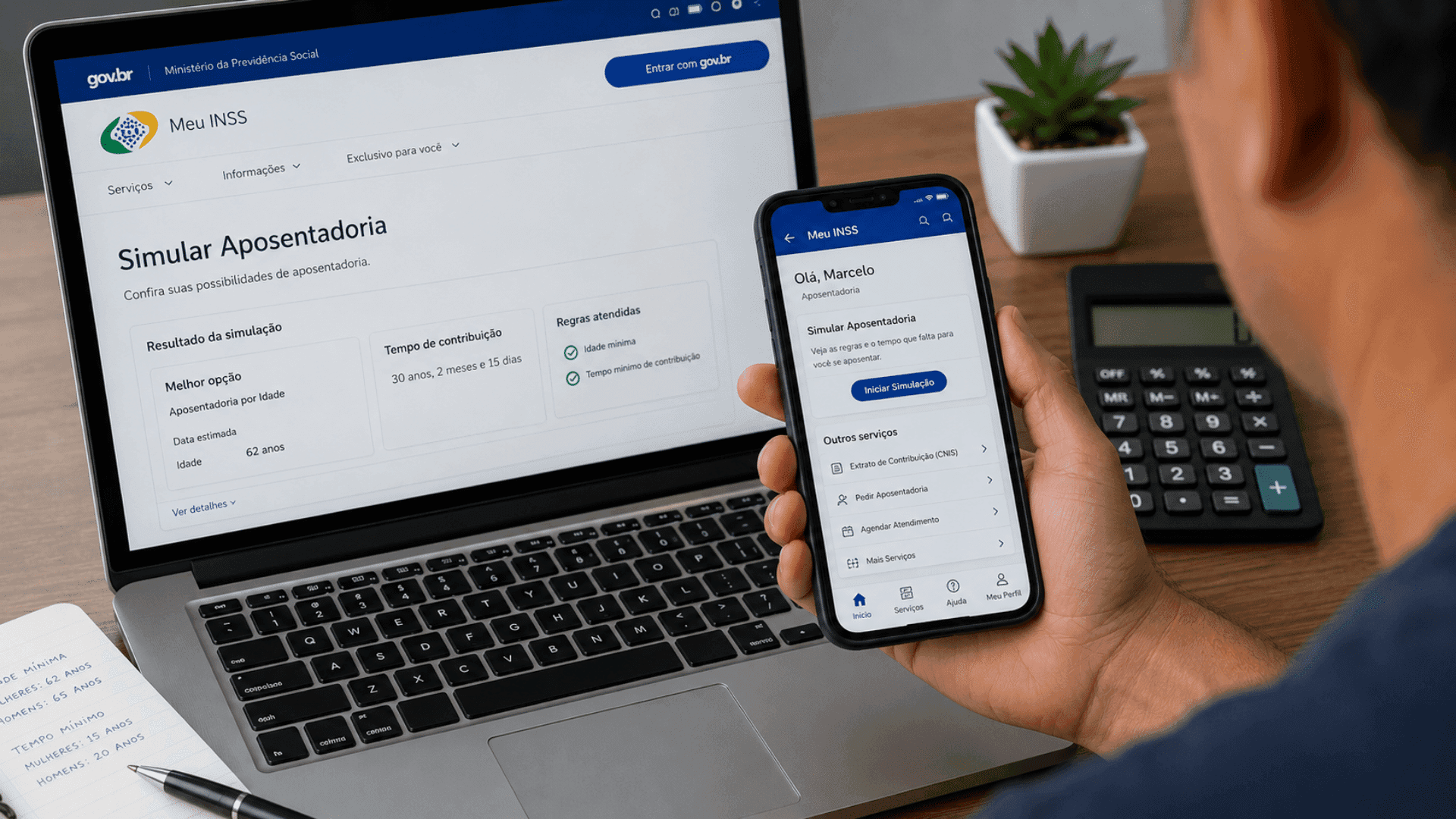 INSS: confira cálculo para saber quando você poderá se aposentar