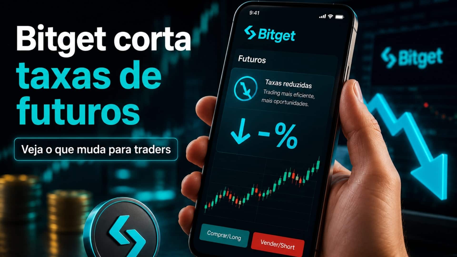 Bitget corta taxas de futuros; veja o que muda para traders