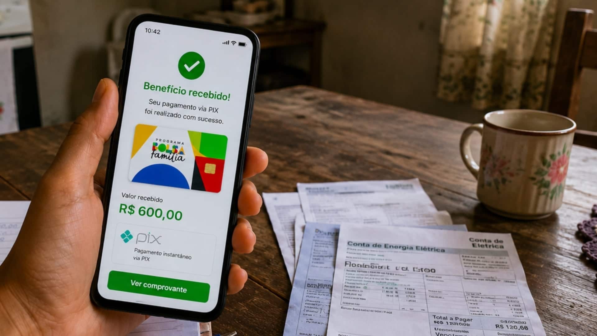 Caixa paga Bolsa Família nesta quarta para beneficiários com NIS final 3