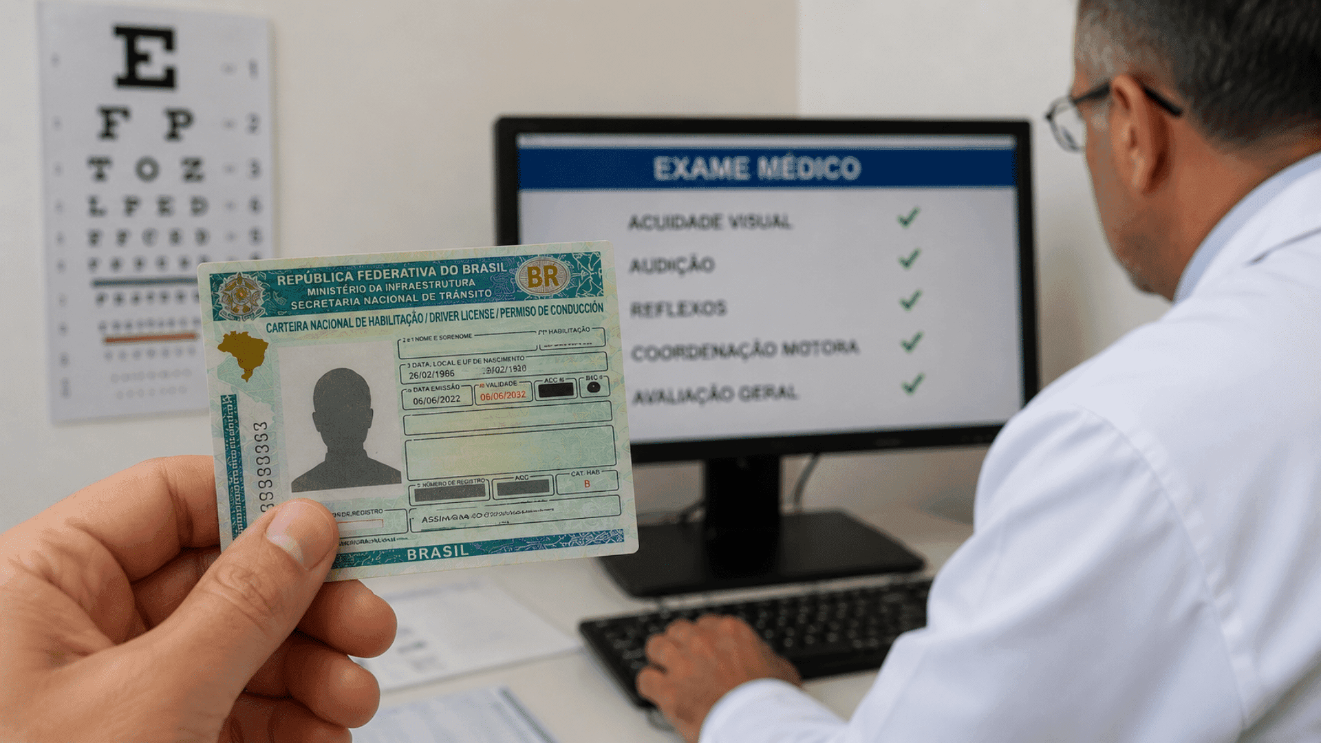 Renovação da CNH em 2026 pode exigir exame extra em casos específicos