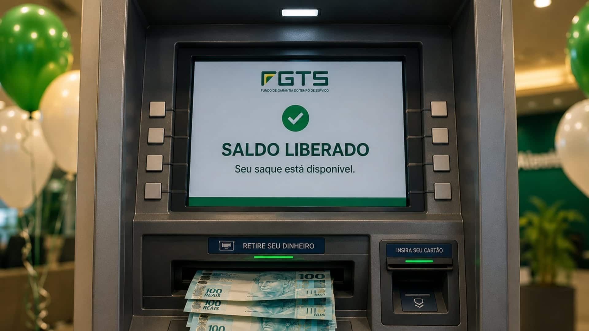 Nova rodada do FGTS contempla 10,5 milhões com saldo residual