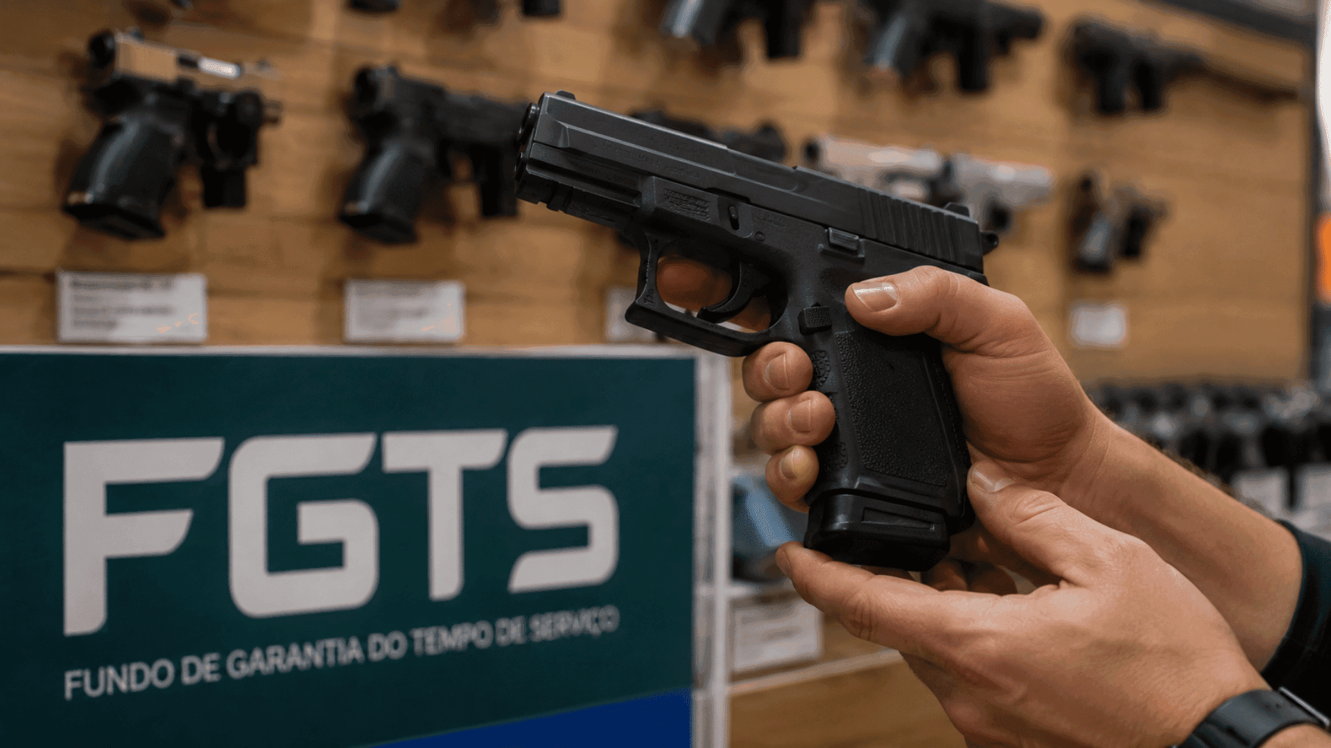 Projeto sobre FGTS para compra de armas reacende debate no país