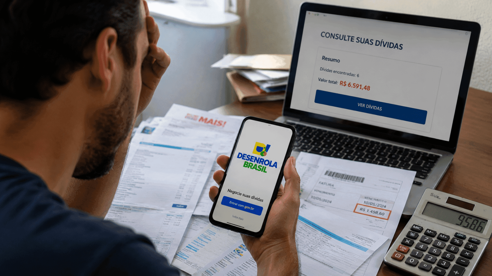 Como usar o FGTS para pagar dívidas em atraso no Desenrola Brasil