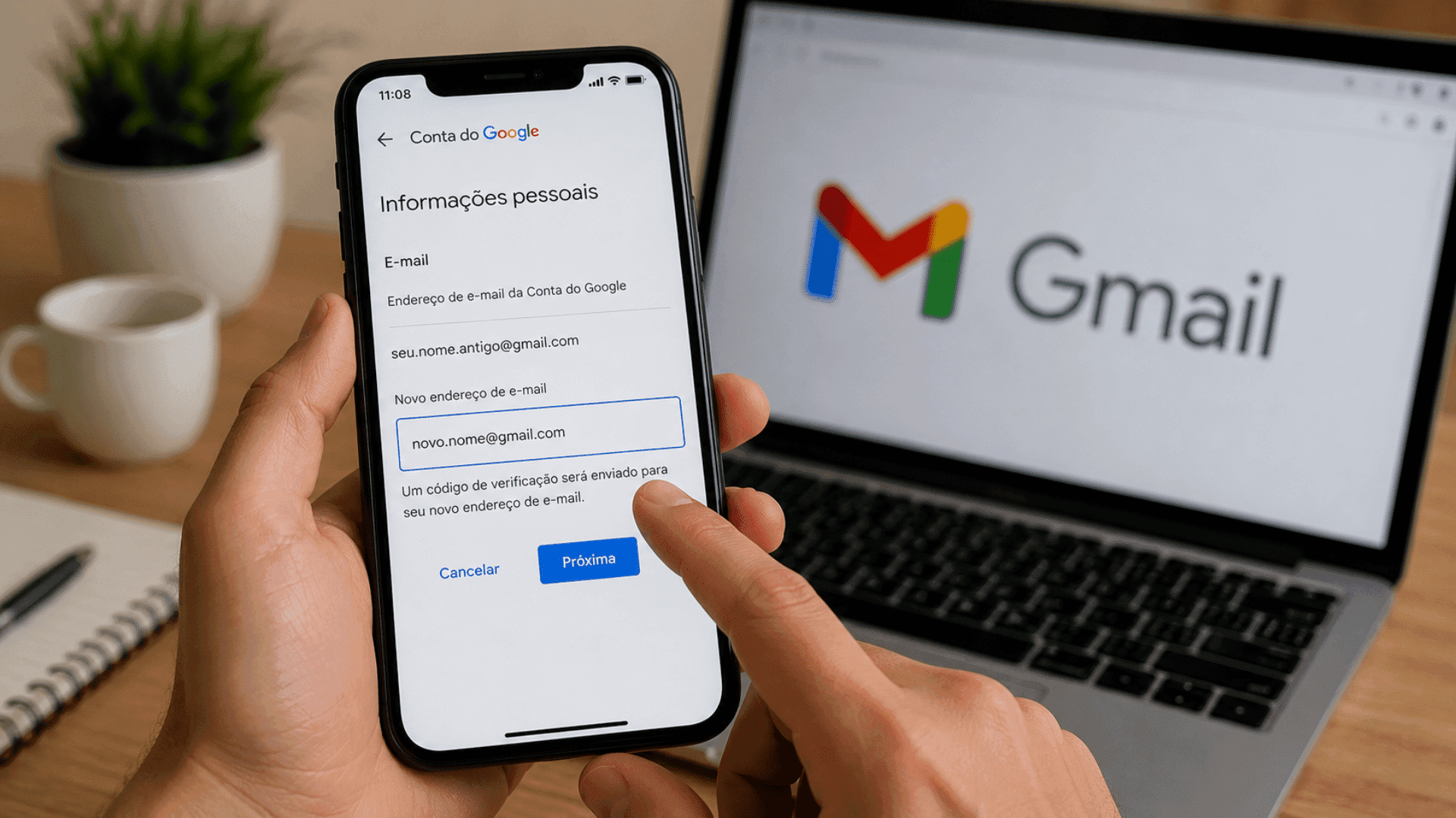 Google amplia recurso de alteração de endereço do Gmail