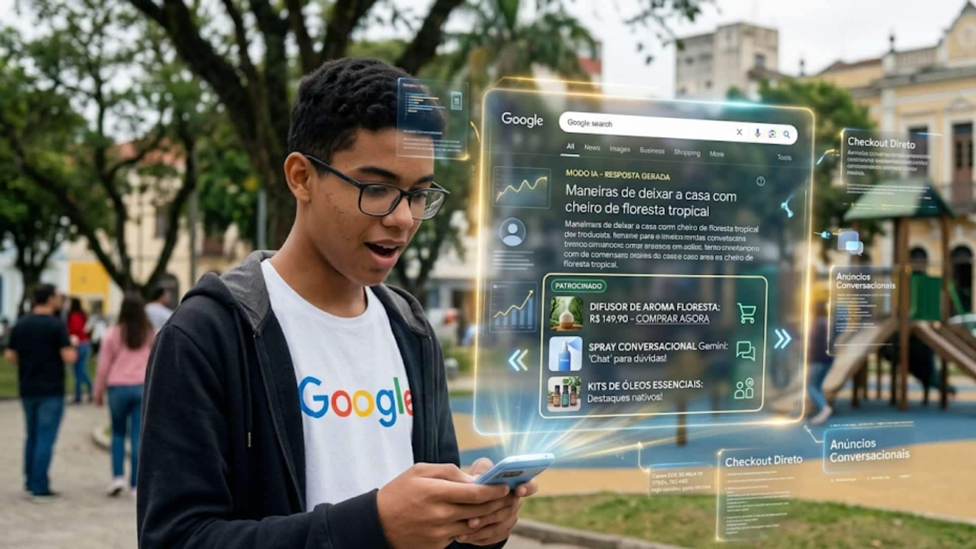 Google anuncia publicidade nas respostas com IA exibidas na busca