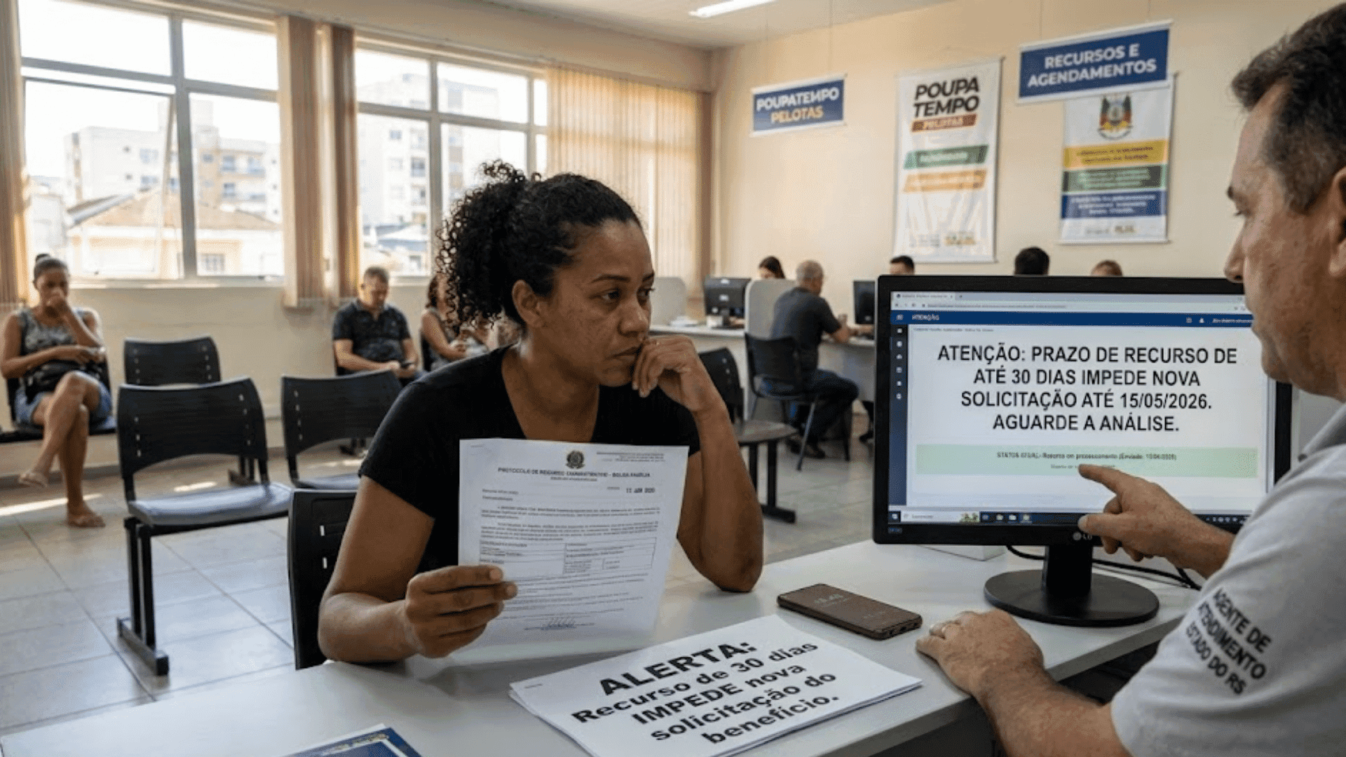 Prazo de recurso de até 30 dias impede nova solicitação