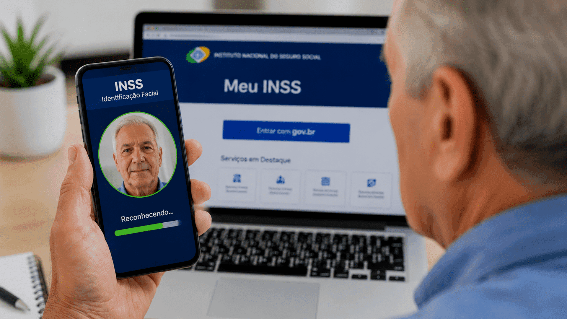 INSS amplia uso da biometria para liberar serviços e pagamentos