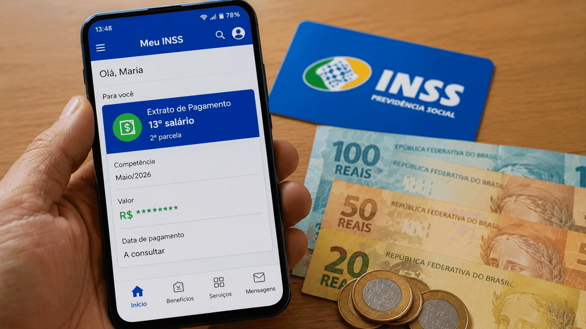 Segunda parcela do 13º do INSS será paga nas próximas semanas