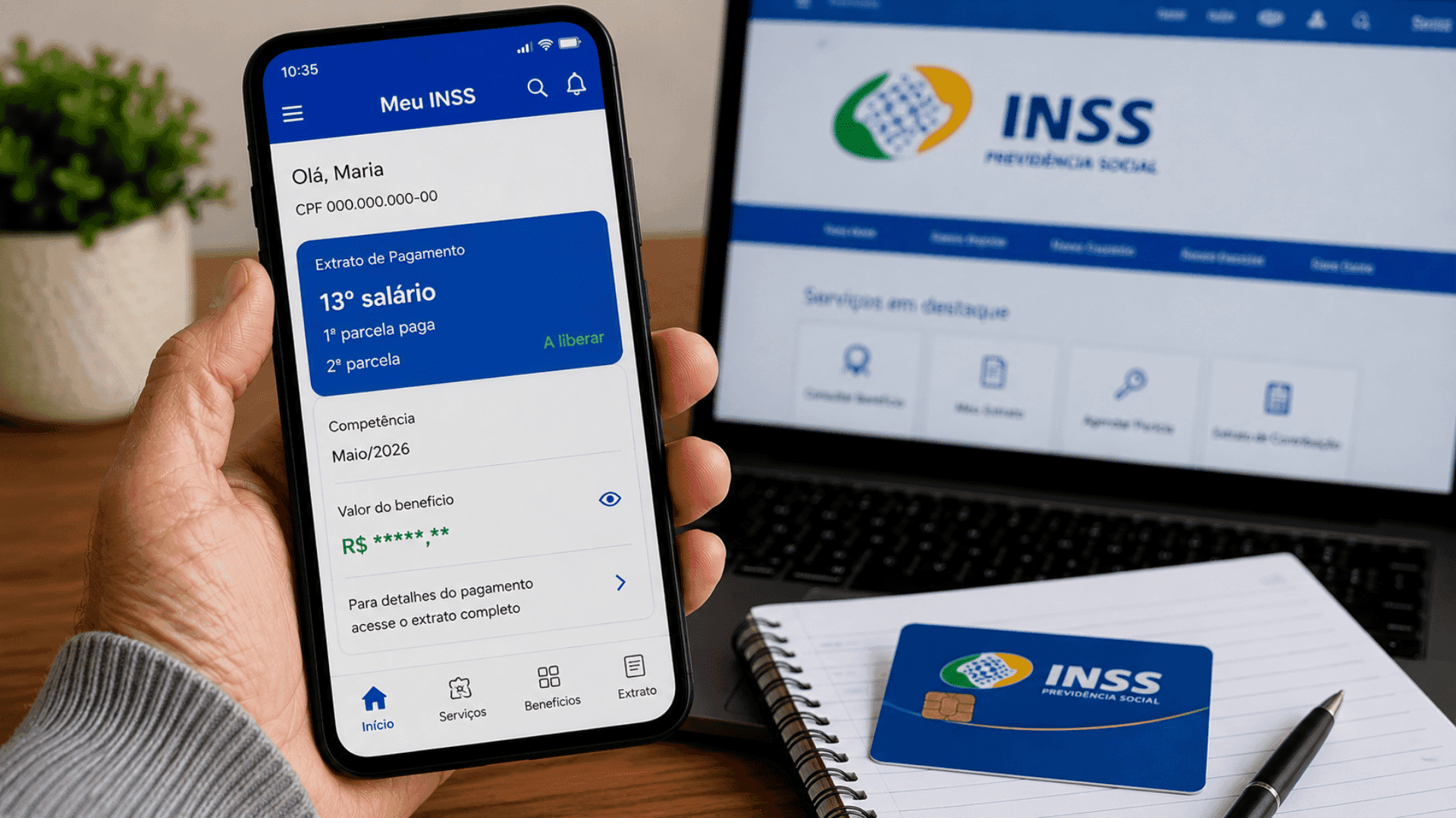 Calendário de maio do INSS inclui pagamento extra do 13º; veja regras